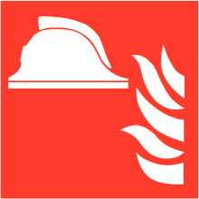 Pictogram brandbestrijdingsmiddelen ISO 7010