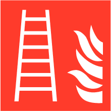 Pictogram brandladder ISO 7010