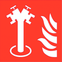 Pictogram ondergrondse brandkraan NEN 3011