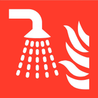 Pictogram sprinkler ISO 7010