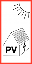 Pictogram pv installatie